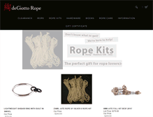 Tablet Screenshot of degiottorope.com